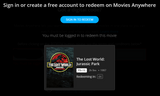 The Lost World: Jurassic Park 4K Digital Code (1997) (Redeems in Movies Anywhere; 4K Vudu Fandango at Home & 4K iTunes Apple TV Transfer From Movies Anywhere)