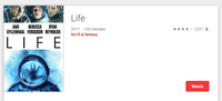 Life (2017) HD Digital Code (Redeems in Movies Anywhere; HDX Vudu & HD iTunes & HD Google TV Transfer From Movies Anywhere)