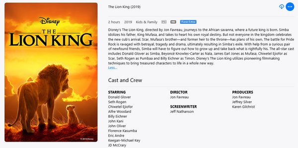Lion king full hot sale movie in hd