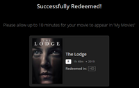 The Lodge HD Digital Code (Redeems in Movies Anywhere; HDX Vudu & HD iTunes & HD Google Play Transfer From Movies Anywhere)