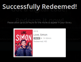 Love, Simon HD Digital Code (Redeems in Movies Anywhere; HDX Vudu & HD iTunes & HD Google TV Transfer From Movies Anywhere)