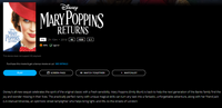 Mary Poppins Returns iTunes 4K Digital Code (Redeems in iTunes; UHD Vudu & HD Google TV Transfer Across Movies Anywhere) (NO 4K GOOGLE TV)
