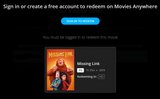 Missing Link HD Digital Code (Redeems in Movies Anywhere; HDX Vudu & HD iTunes & HD Google Play Transfer From Movies Anywhere)