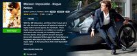 Mission: Impossible 6-Movie Collection Vudu Fandango at Home 4K Digital Codes (6 Movies, 6 Codes)