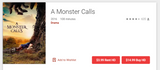 A Monster Calls HD Digital Code (Redeems in Movies Anywhere; HDX Vudu & HD iTunes & HD Google TV Transfer From Movies Anywhere)