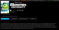 Monsters University iTunes 4K Digital Code (Redeems in iTunes; UHD Vudu & 4K Google TV Transfer Across Movies Anywhere)