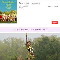 Moonrise Kingdom iTunes HD Digital Code (Redeems in iTunes; HDX Vudu & HD Google TV Transfer Across Movies Anywhere)