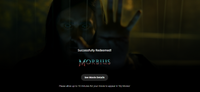 Morbius 4K Digital Code (Redeems in Movies Anywhere; UHD Vudu & 4K iTunes & 4K Google TV Transfer From Movies Anywhere)
