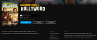 Once Upon a Time in Hollywood SD Digital Code (Redeems in Movies Anywhere; SD Vudu & SD iTunes & SD Google TV Transfer From Movies Anywhere) (THIS IS A STANDARD DEFINITION [SD] CODE)