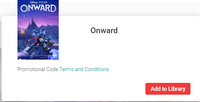 Onward Google TV HD Digital Code (Redeems in Google TV; HD Movies Anywhere & HDX Vudu & HD iTunes Transfer Across Movies Anywhere)