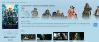 Pirates of the Caribbean: Dead Men Tell No Tales 4K Digital Code (Redeems in Movies Anywhere; UHD Vudu & 4K iTunes & 4K Google TV Transfer From Movies Anywhere)