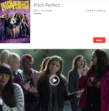 Pitch Perfect iTunes 4K Digital Code (Redeems in iTunes; UHD Vudu & 4K Google TV Transfer Across Movies Anywhere)