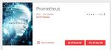 Prometheus HD Digital Code (Redeems in Movies Anywhere; HDX Vudu & HD iTunes & HD Google TV Transfer From Movies Anywhere)