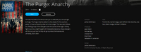 The Purge: Anarchy HD Digital Code (Redeems in Movies Anywhere; HDX Vudu & HD iTunes & HD Google TV Transfer From Movies Anywhere)