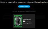 Queen & Slim HD Digital Code (Redeems in Movies Anywhere; HDX Vudu & HD iTunes & HD Google Play Transfer From Movies Anywhere)