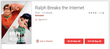 Ralph Breaks The Internet: Wreck-It Ralph 2 4K Digital Code (Redeems in Movies Anywhere; UHD Vudu & 4K iTunes & 4K Google TV Transfer From Movies Anywhere)