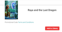 Raya and the Last Dragon Google TV HD Digital Code (Redeems in Google TV; HD Movies Anywhere & HDX Vudu & HD iTunes Transfer Across Movies Anywhere)