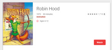 Robin Hood HD Digital Code (1973 animated) (Redeems in Movies Anywhere; HDX Vudu & HD iTunes & HD Google TV Transfer From Movies Anywhere)