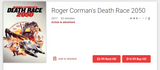Roger Corman's Death Race 2050 HD Digital Code (Redeems in Movies Anywhere; HDX Vudu & HD iTunes & HD Google TV Transfer From Movies Anywhere)