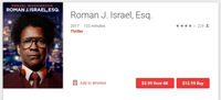 Roman J. Israel, Esq. HD Digital Code (Redeems in Movies Anywhere; HDX Vudu & HD iTunes & HD Google TV Transfer From Movies Anywhere)
