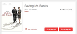 Saving Mr. Banks HD Digital Code (Redeems in Movies Anywhere; HDX Vudu & HD iTunes & HD Google TV Transfer From Movies Anywhere)