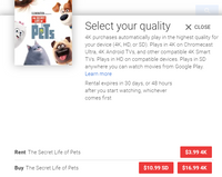 The Secret Life Of Pets iTunes 4K Digital Code (Redeems in iTunes; UHD Vudu & 4K Google TV Transfer Across Movies Anywhere)