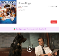 Show Dogs HD Digital Code (Redeems in Movies Anywhere; HDX Vudu & HD iTunes & HD Google TV Transfer From Movies Anywhere)