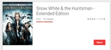 Snow White and the Huntsman: Extended Edition 4K Digital Code (Redeems in Movies Anywhere; UHD Vudu & 4K iTunes & 4K Google TV Transfer From Movies Anywhere)