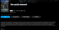 The Social Network 4K Digital Code (2010) (Redeems in Movies Anywhere; 4K Vudu Fandango at Home & 4K iTunes Apple TV Transfer From Movies Anywhere)