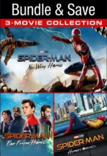 Spider-Man 3-Film Home Collection HD Digital Codes (Redeems in Movies Anywhere; HDX Vudu & HD iTunes & HD Google TV Transfer From Movies Anywhere) (3 Movies, 3 Codes)