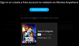 Spies in Disguise 4K Digital Code (2019) (Redeems in Movies Anywhere; 4K Vudu Fandango at Home & 4K iTunes Apple TV Transfer From Movies Anywhere)