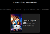 Spies in Disguise 4K Digital Code (2019) (Redeems in Movies Anywhere; 4K Vudu Fandango at Home & 4K iTunes Apple TV Transfer From Movies Anywhere)