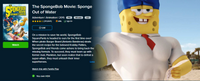 The SpongeBob Movie: Sponge Out of Water Vudu HDX Digital Code (2015)