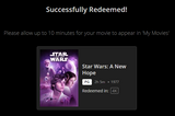 Star Wars: Episode IV - A New Hope 4K Digital Code (1977) (Redeems in Movies Anywhere; 4K Vudu Fandango & 4K iTunes Apple TV Transfer From MA)