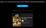 Star Wars: Episode II - Attack of the Clones 4K Digital Code (2002) (Redeems in Movies Anywhere; UHD Vudu & 4K iTunes Transfer From Movies Anywhere)