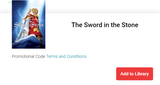 The Sword in the Stone Google TV HD Digital Code (Redeems in Google TV; HD Movies Anywhere & HDX Vudu & HD iTunes Transfer Across Movies Anywhere)