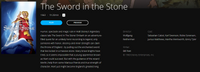 The Sword in the Stone Google TV HD Digital Code (Redeems in Google TV; HD Movies Anywhere & HDX Vudu & HD iTunes Transfer Across Movies Anywhere)