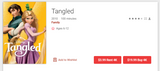 Tangled iTunes 4K Digital Code (Redeems in iTunes; UHD Vudu & 4K Google TV Transfer Across Movies Anywhere)