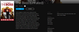 The Boss iTunes HD Digital Code (Unrated Version) (Redeems in iTunes; HDX Vudu & HD Google TV Transfer Across Movies Anywhere)