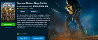 Teenage Mutant Ninja Turtles Vudu HDX Digital Code (2014)