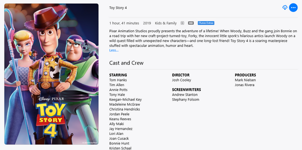 Vudu toy online story 4