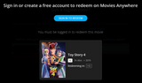 Toy Story 4 HD Digital Code (Redeems in Movies Anywhere; HDX Vudu & HD iTunes & HD Google TV Transfer From Movies Anywhere)