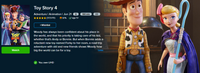 Toy Story 4 4K Digital Code (Redeems in Movies Anywhere; UHD Vudu & 4K iTunes & 4K Google TV Transfer From Movies Anywhere)