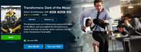 Transformers: Dark of the Moon Vudu HDX Digital Code (2011)