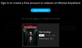 The Turning (2020) HD Digital Code (Redeems in Movies Anywhere; HDX Vudu & HD iTunes & HD Google Play Transfer From Movies Anywhere)