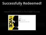 Vice HD Digital Code (Redeems in Movies Anywhere; HDX Vudu & HD iTunes & HD Google Play Transfer From Movies Anywhere)