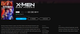 X-Men: Dark Phoenix 4K Digital Code (2019) (Redeems in Movies Anywhere; 4K Vudu Fandango & 4K iTunes Apple TV Transfer From Movies Anywhere)